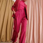 Featured thumbnail for Sézane ‘Théophile’ trousers, size 40, fuchsia pink