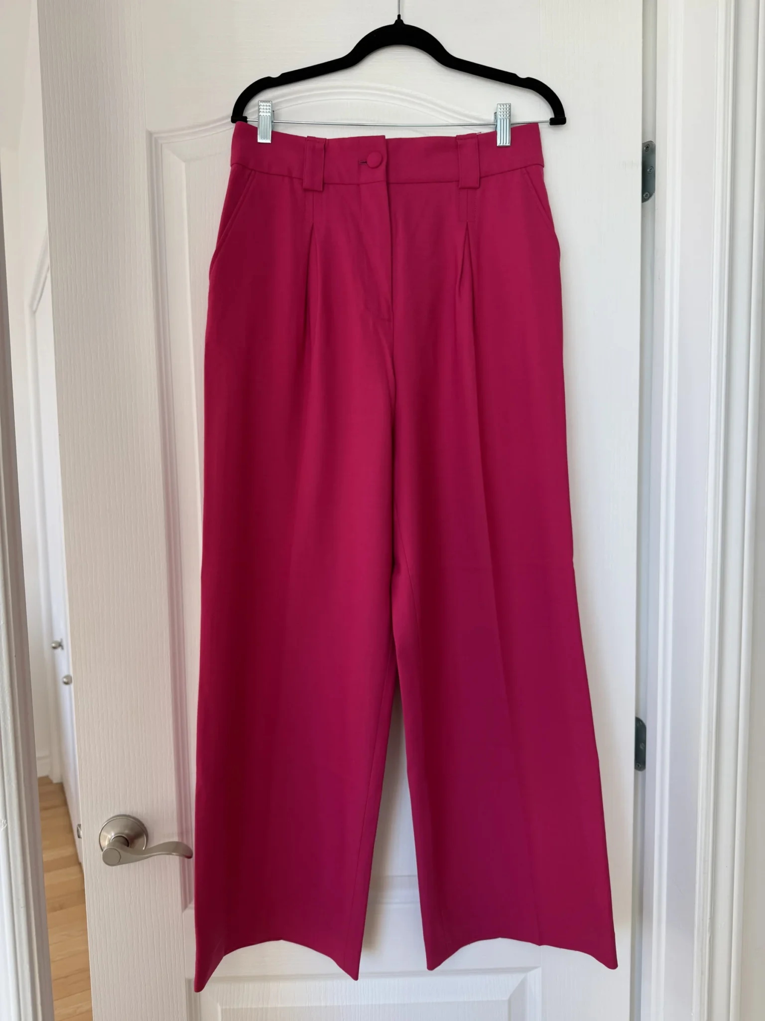 Image for Sézane ‘Théophile’ trousers, size 40, fuchsia pink
