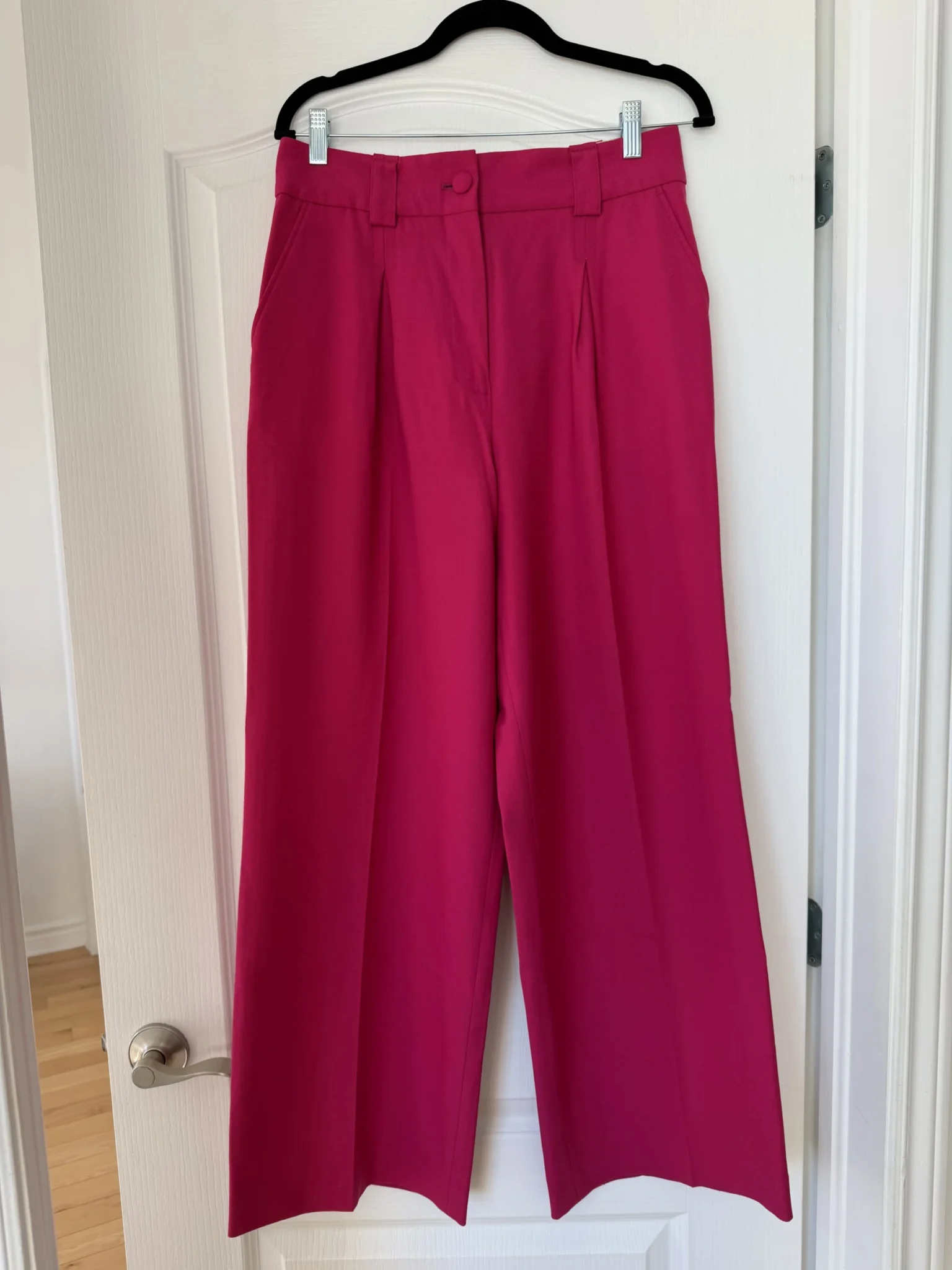 Image for Sézane ‘Théophile’ trousers, size 40, fuchsia pink