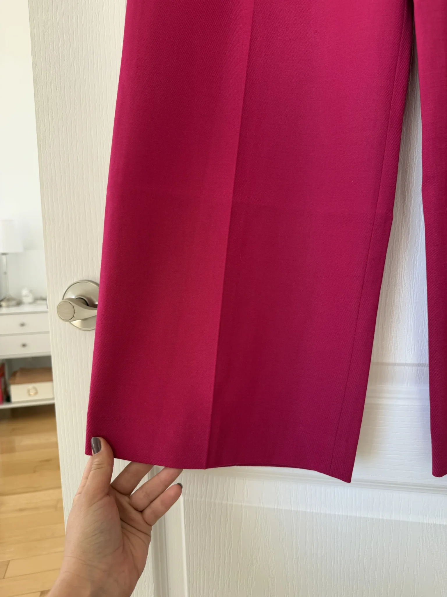 Image for Sézane ‘Théophile’ trousers, size 40, fuchsia pink