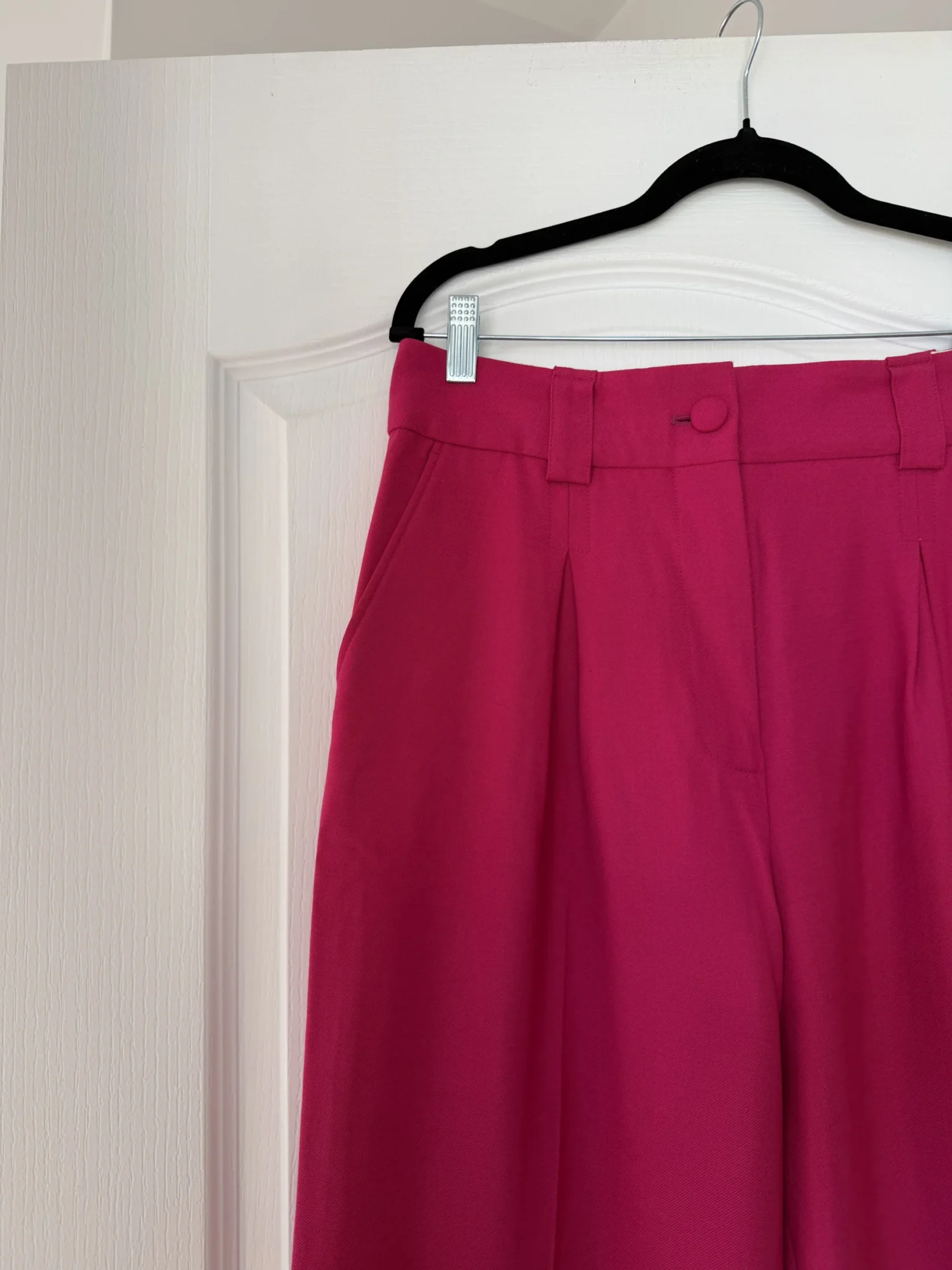 Image for Sézane ‘Théophile’ trousers, size 40, fuchsia pink