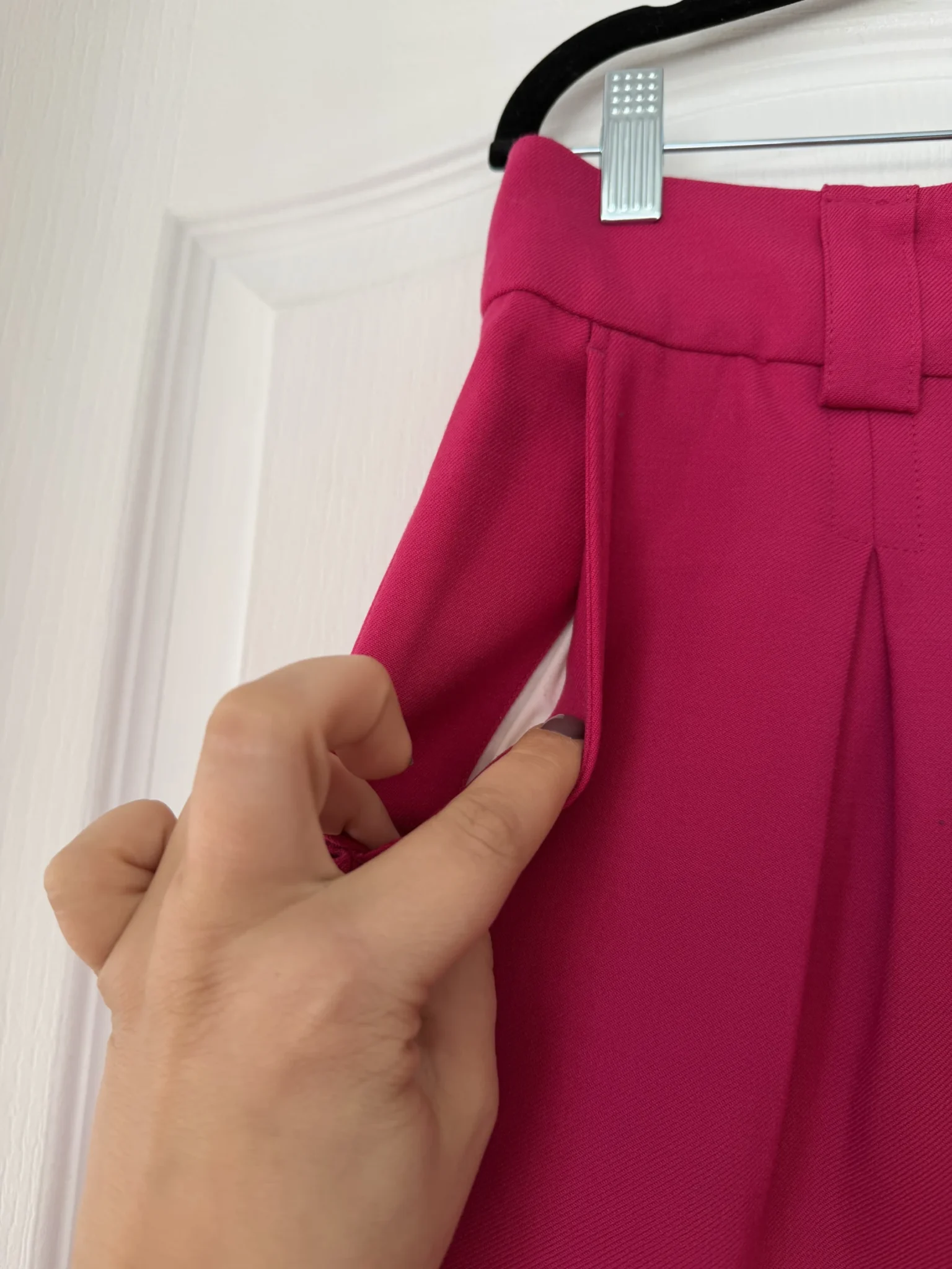 Image for Sézane ‘Théophile’ trousers, size 40, fuchsia pink