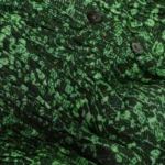 Thumbnail for Bash blouse, size XS, puff-sleeved, green and black