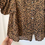 Thumbnail for Blouse Madewell taille L léopard marron