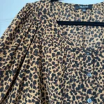 Thumbnail for Blouse Madewell taille L léopard marron