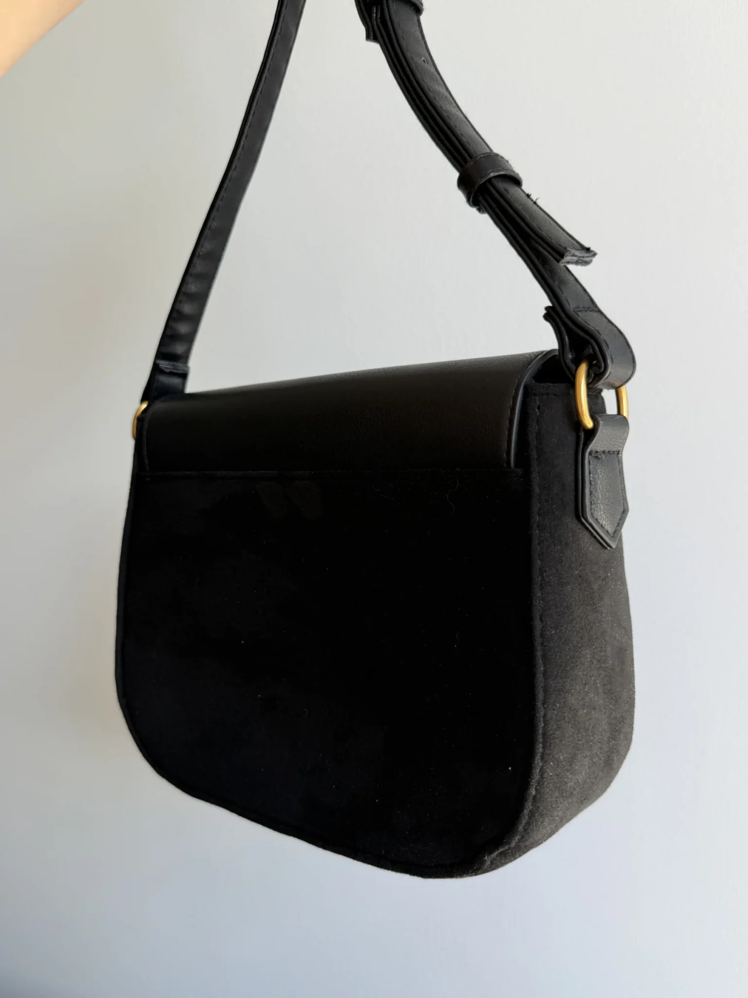 Image for Sac à main Caroll noir à détail doré