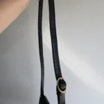 Thumbnail for Sac à main Caroll noir à détail doré