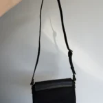 Thumbnail for Sac à main Caroll noir à détail doré