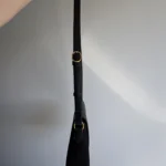 Thumbnail for Sac à main Caroll noir à détail doré