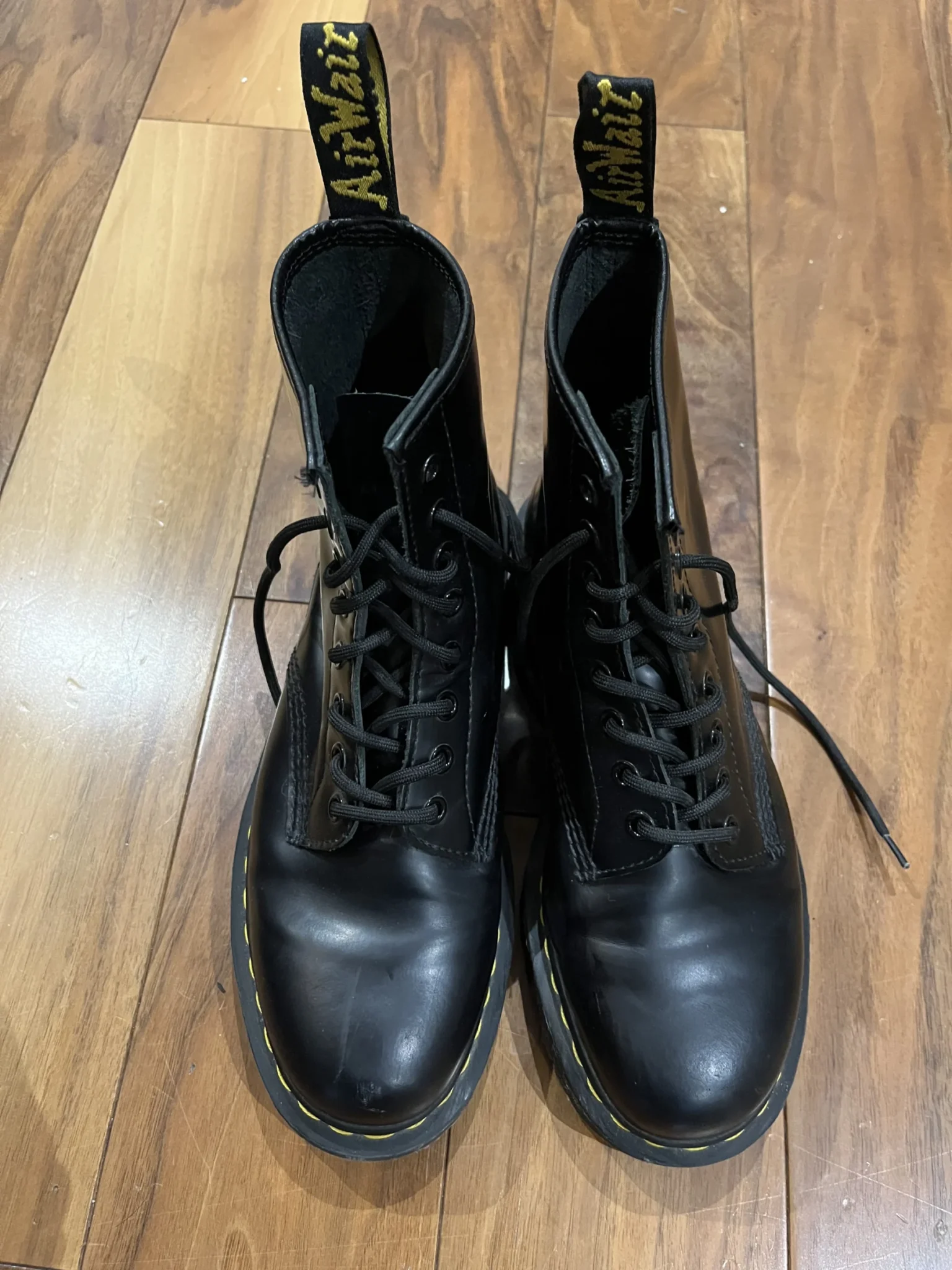Image for DOC MARTENS 1460 BEX SMOOTH LEATHER PLATFORM BOOTS TAILLE 41