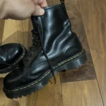 Thumbnail for DOC MARTENS 1460 BEX SMOOTH LEATHER PLATFORM BOOTS TAILLE 41