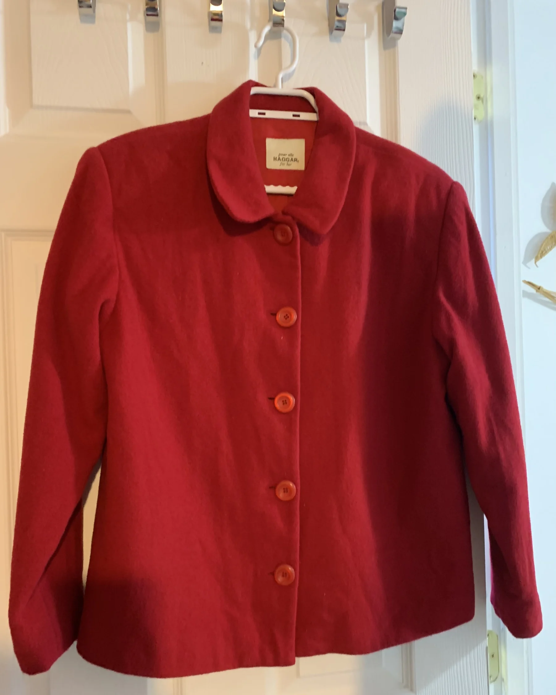 Veste vintage en laine & cachemire Haggar (Taille 6) *Autre seconde main