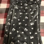 Featured thumbnail for Lovely baby sleeping bag / Warm dark grey fleece cover for babies (0–6 months+) with cute teddy bear designs