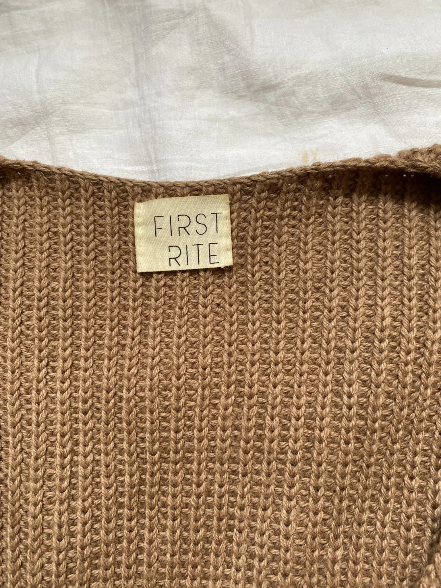 Image for First Rite - cardigan en alpaca