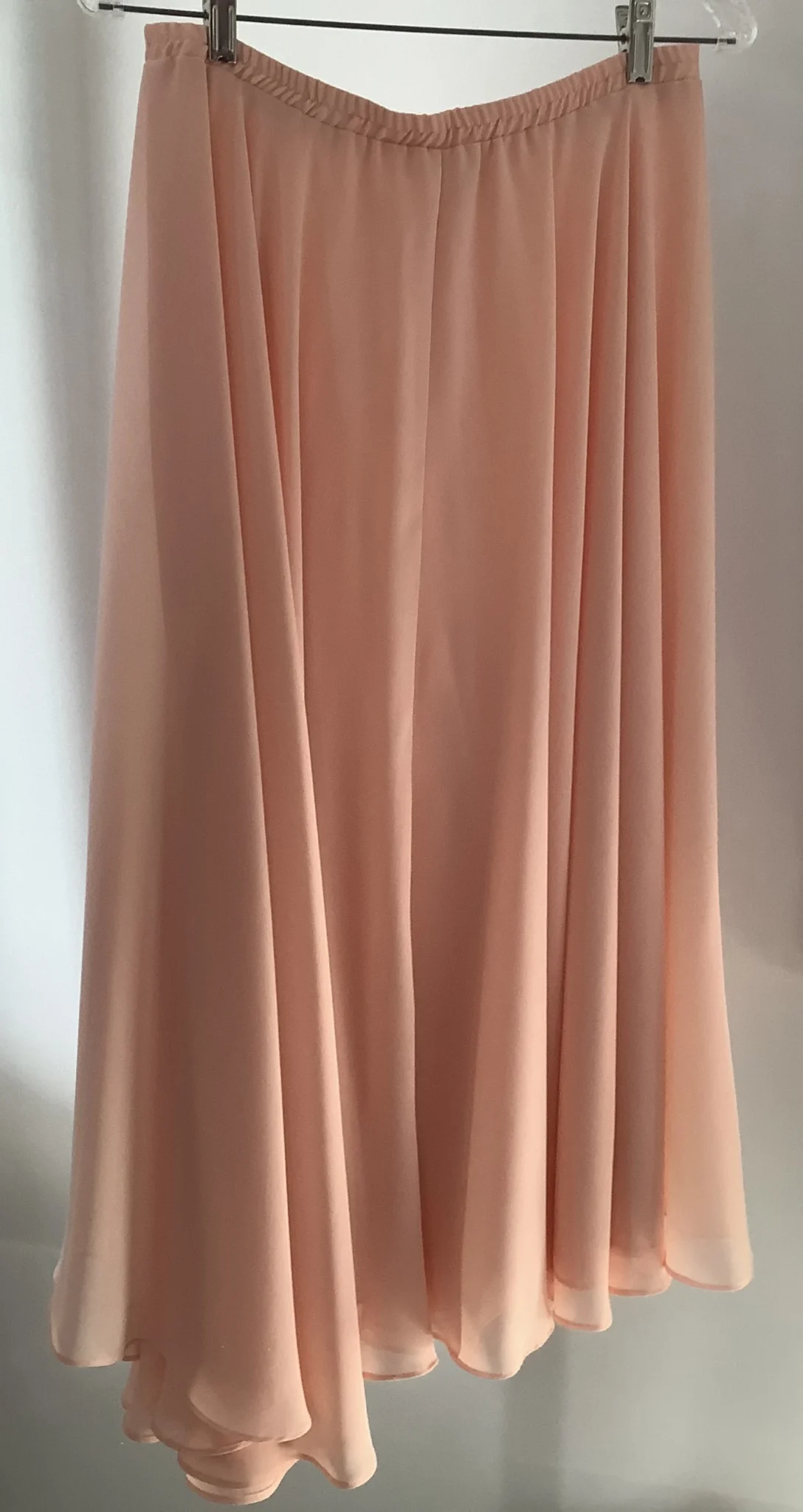 Image for Chic peach-pink jacket and skirt set, for cocktail parties, weddings and Christmas – Michel Antoni