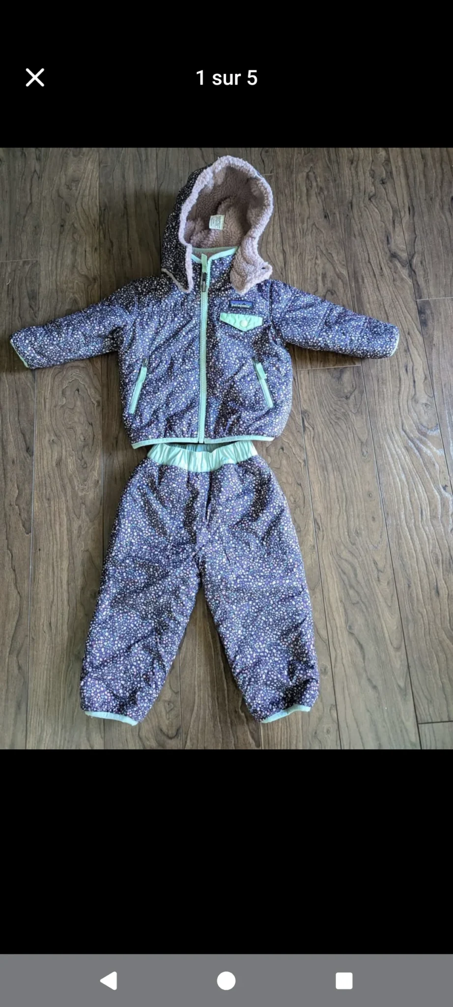 Featured image for Ensemble Patagonia tribbles 12-18 mois