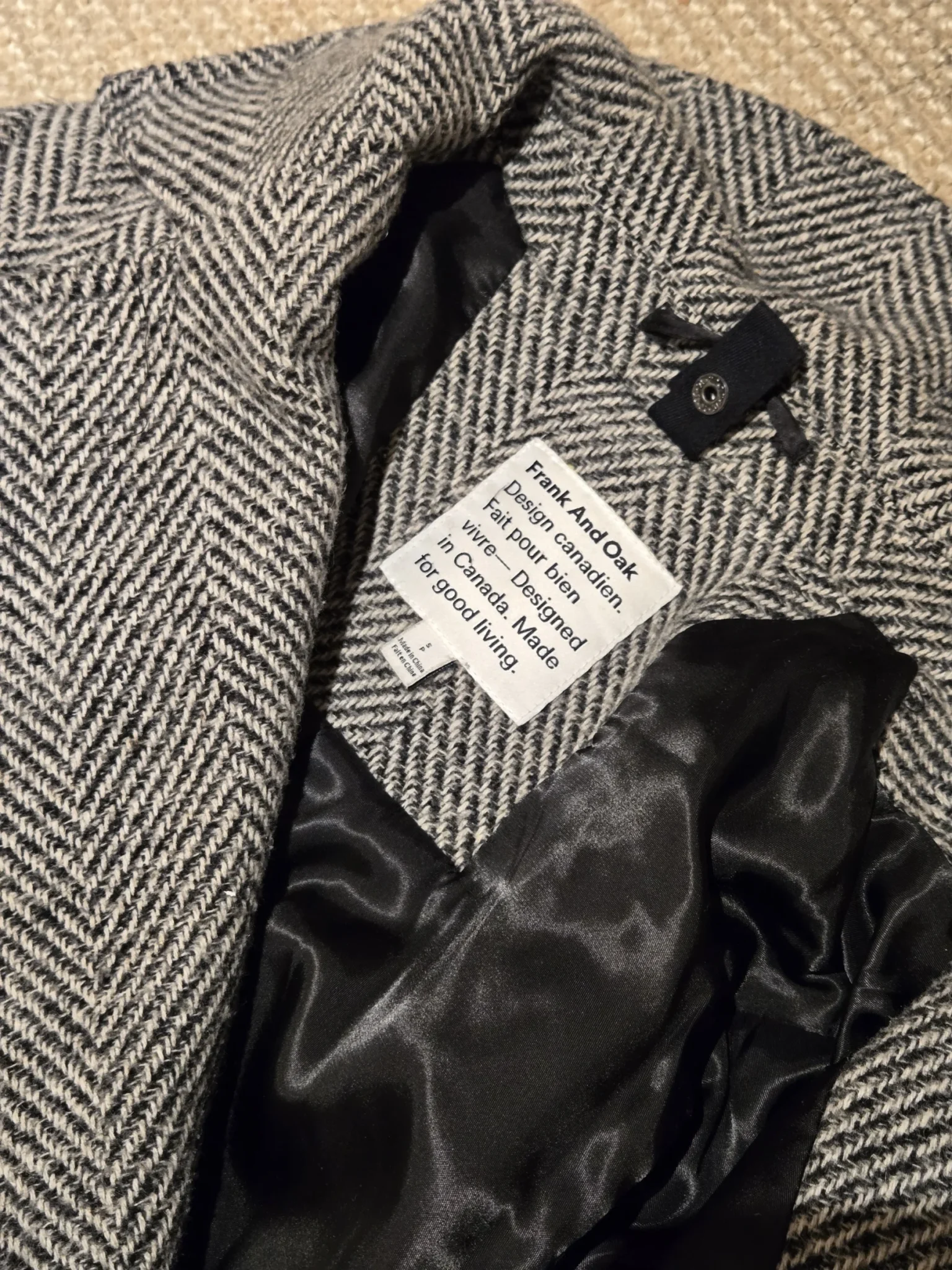 Image for Manteau Frank and Oak