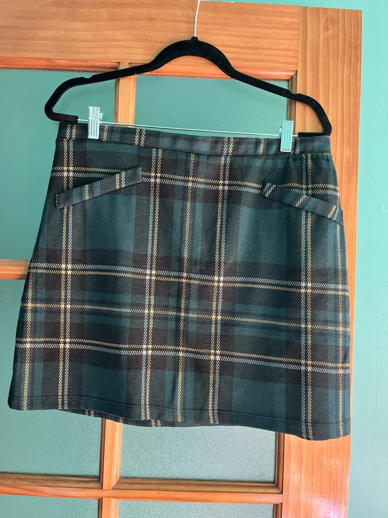 Featured image for Vicky Checked Mini Skirt
