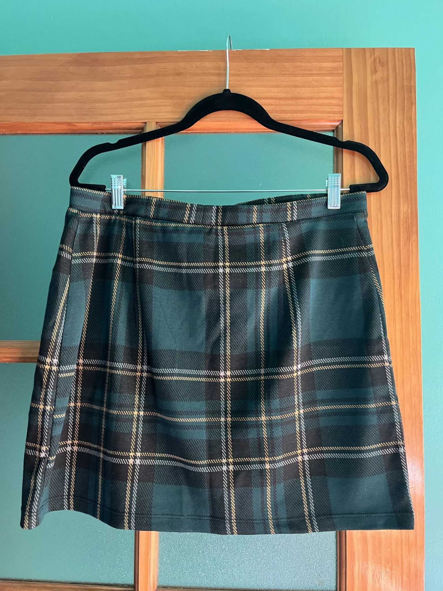 Image for Vicky Checked Mini Skirt