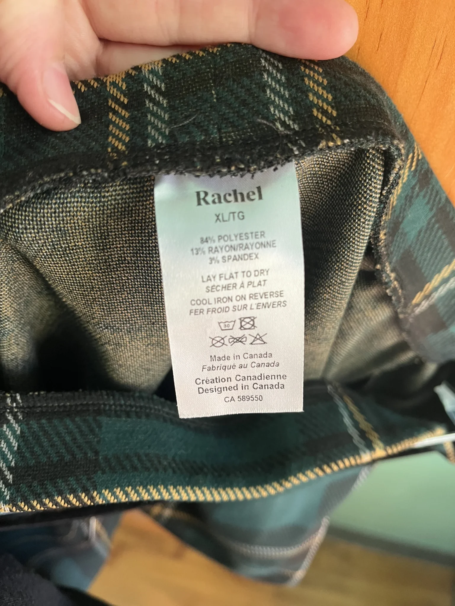 Image for Vicky Checked Mini Skirt