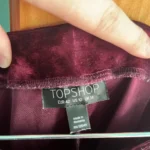 Thumbnail for Velour Mini Skirt