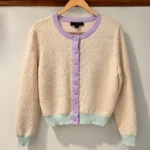 Featured thumbnail for 💜 Cardigan ZARA – Maille texturée & couleurs pastel | Taille S