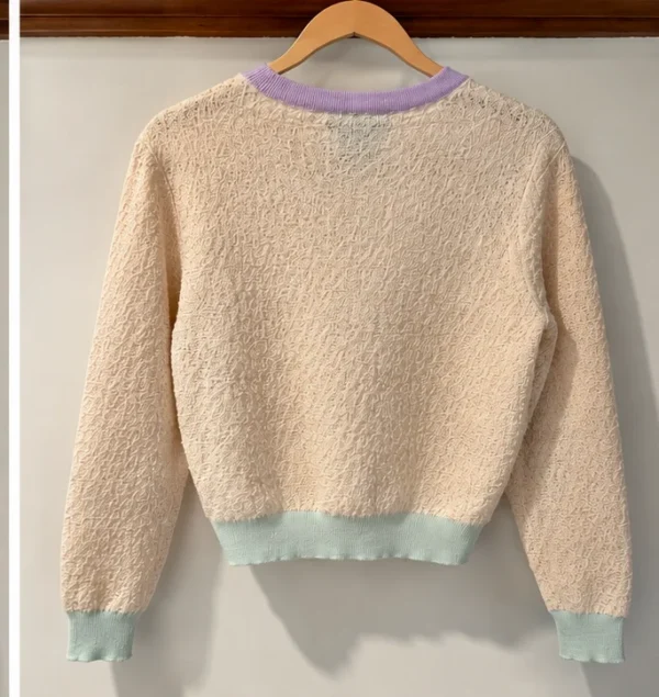 Image for 💜 Cardigan ZARA – Maille texturée & couleurs pastel | Taille S