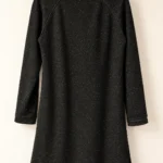 Thumbnail for Maison Scotch – Robe tunique noire chinée | Taille 3