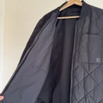 Thumbnail for Veste Bomber Réversible Matelassée ou Lisse Noire Frank and Oak Skyline Homme Medium