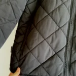 Thumbnail for Veste Bomber Réversible Matelassée ou Lisse Noire Frank and Oak Skyline Homme Medium