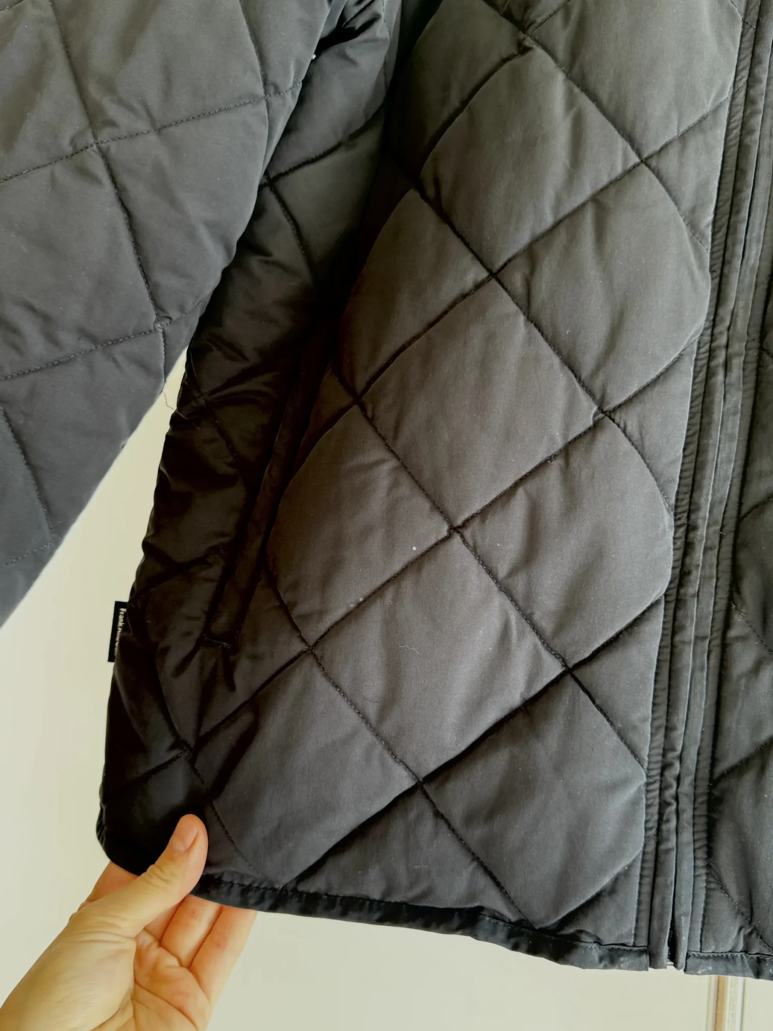 Image for Veste Bomber Réversible Matelassée ou Lisse Noire Frank and Oak Skyline Homme Medium