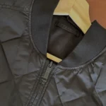 Thumbnail for Veste Bomber Réversible Matelassée ou Lisse Noire Frank and Oak Skyline Homme Medium