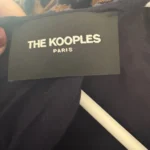 Thumbnail for Robe mini drapée THE KOOPLES en velours dévoré léopard - NEUVE