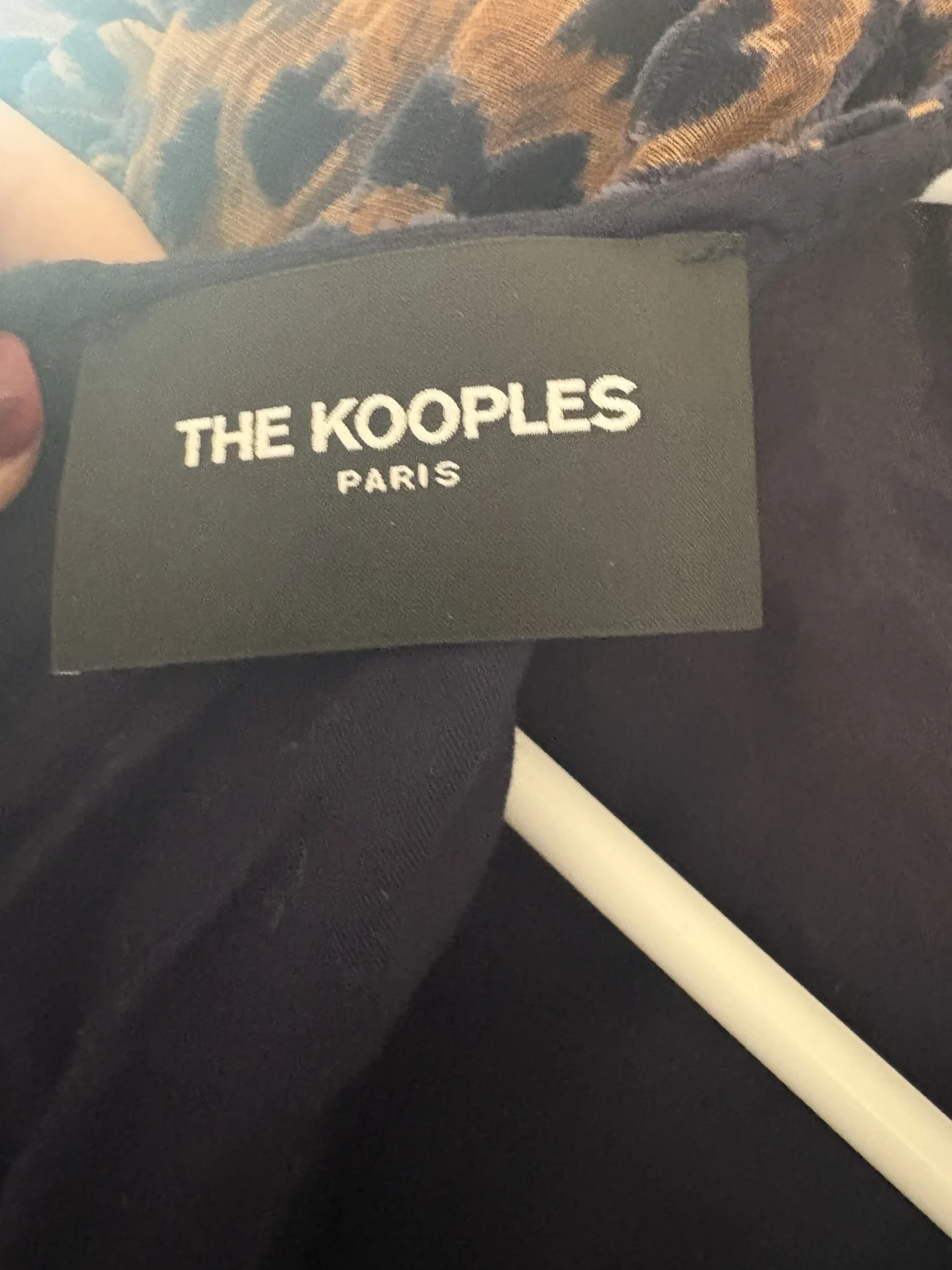 Image for Robe mini drapée THE KOOPLES en velours dévoré léopard - NEUVE