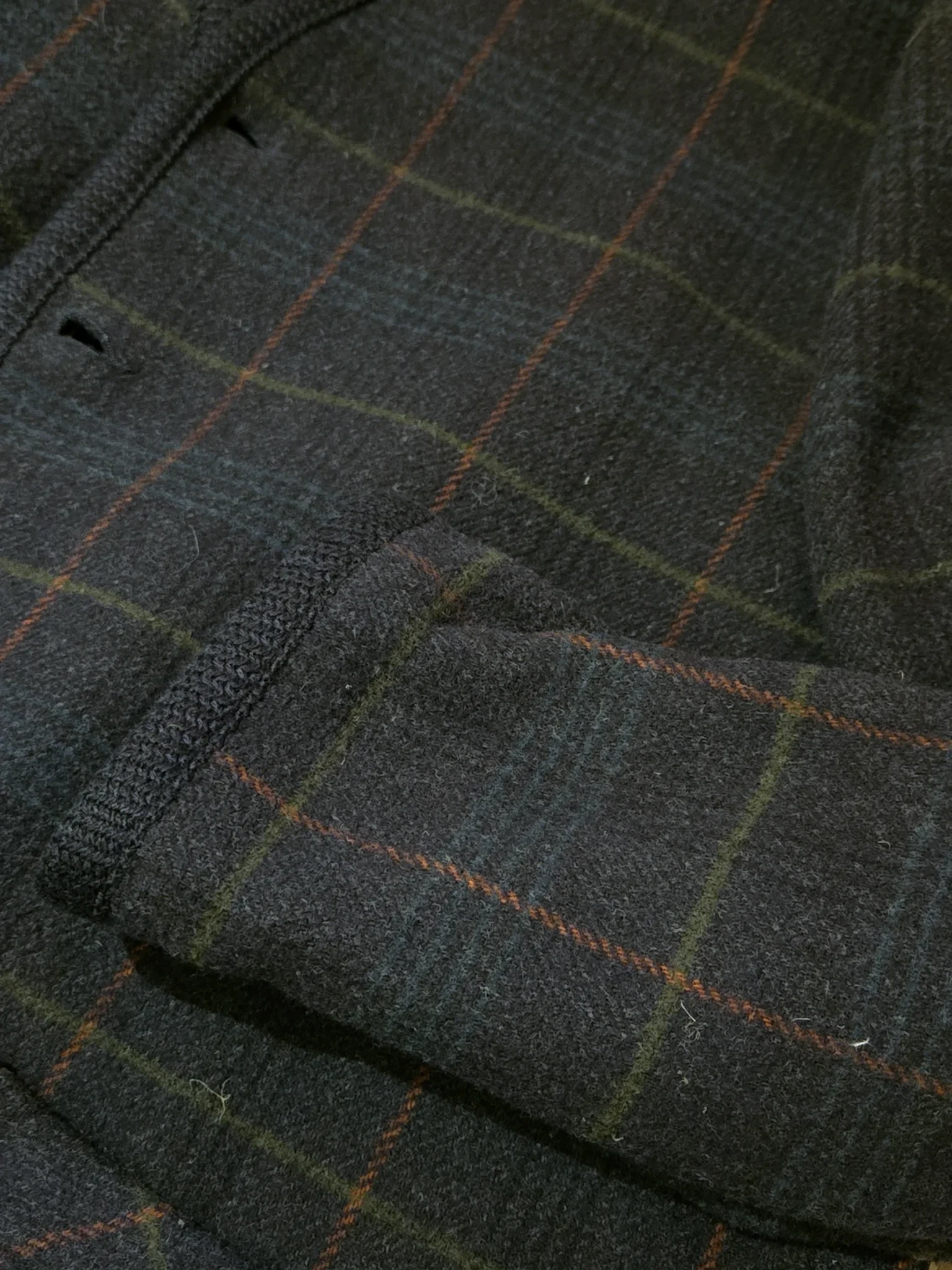 Image for Veste mi-saison motif tartan foncé