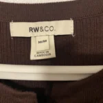 Thumbnail for RW brown cardigan