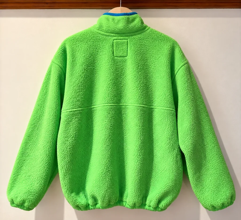Image for GAP Arctic Fleece – Retro reissue | Lime green and turquoise blue | M 💚