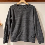Featured thumbnail for Peak Performance – Chandail 100 % coton gris charcoal chiné – M