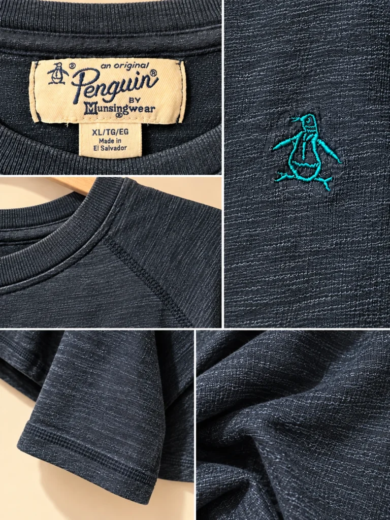 Image for 🐧 Original Penguin – Chandail gris charcoal chiné – XL