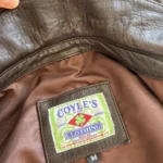 Thumbnail for Manteau de Cuir d'agneau Indiana Jones Coyle's Clothing Raiders of the Ark Medium Marron