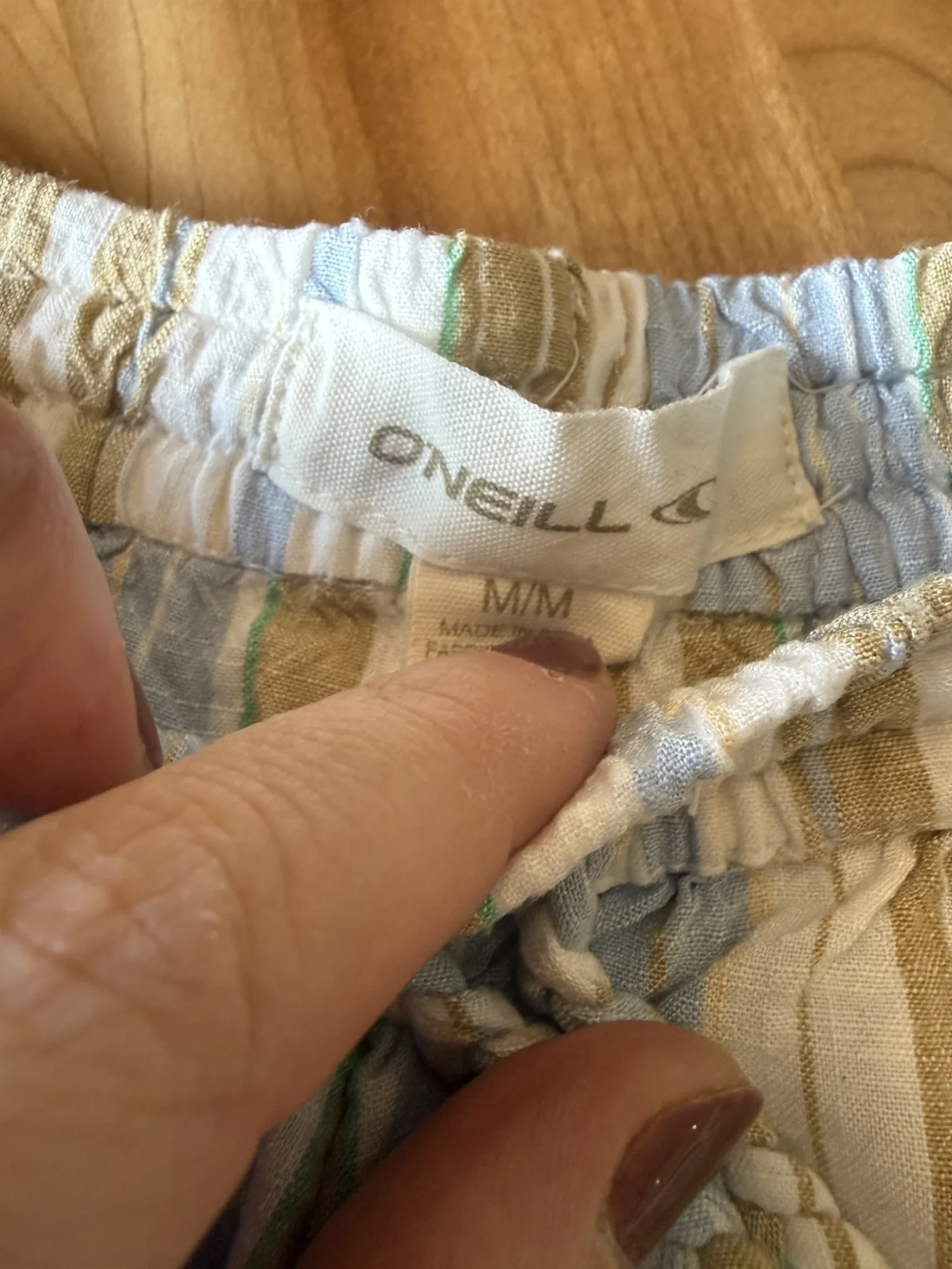 Image for Colourful striped shorts