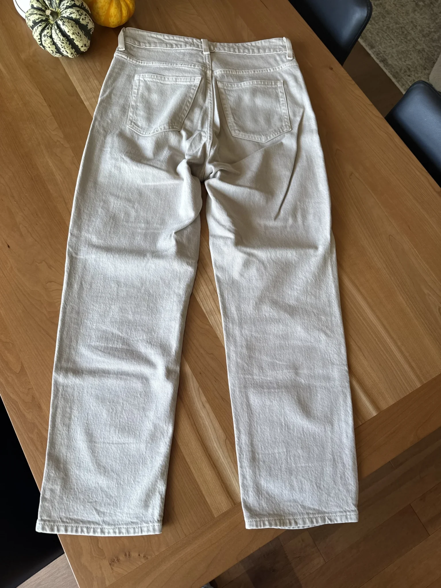 Image for Beige mum jeans