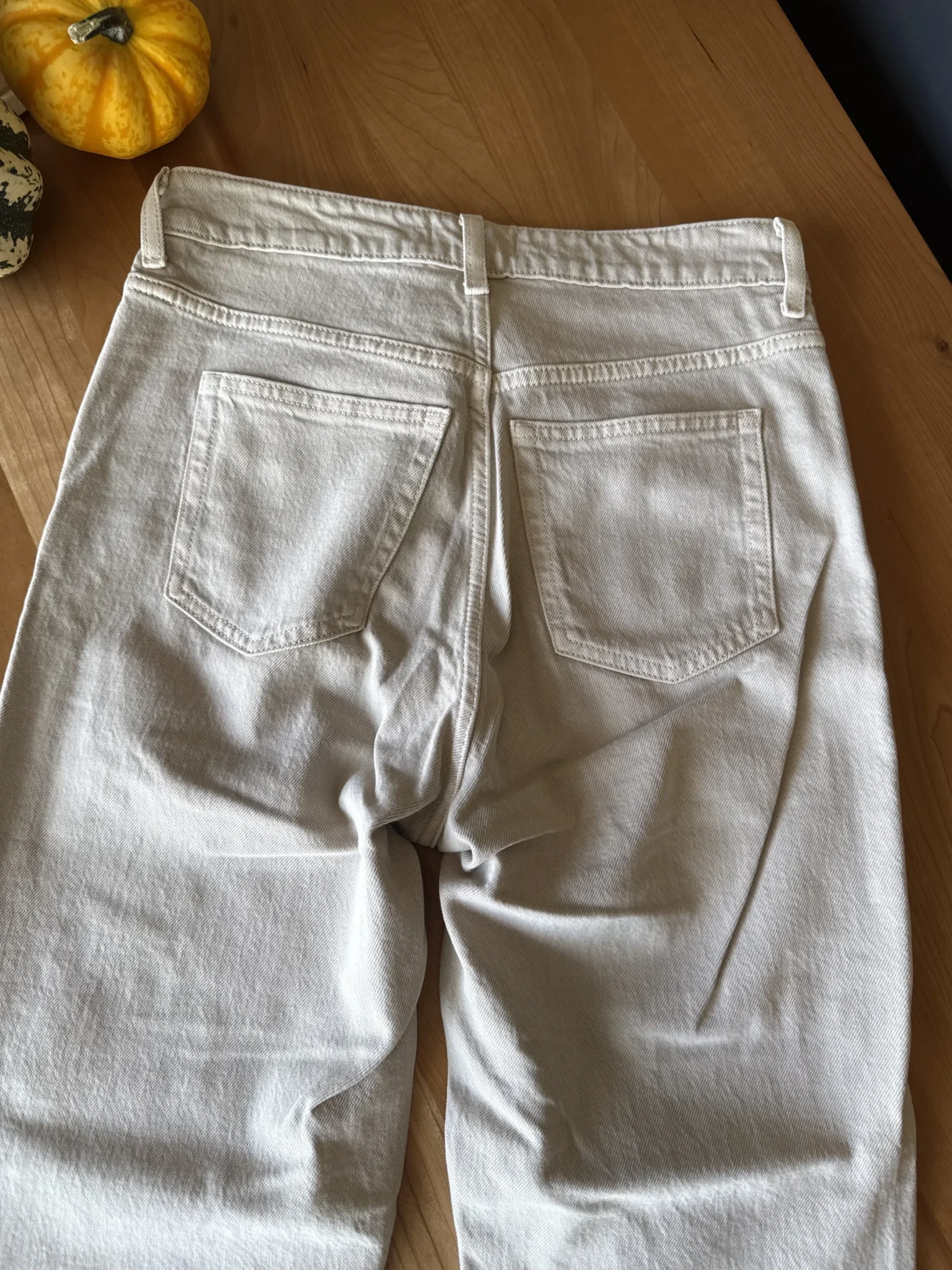 Image for Beige mum jeans