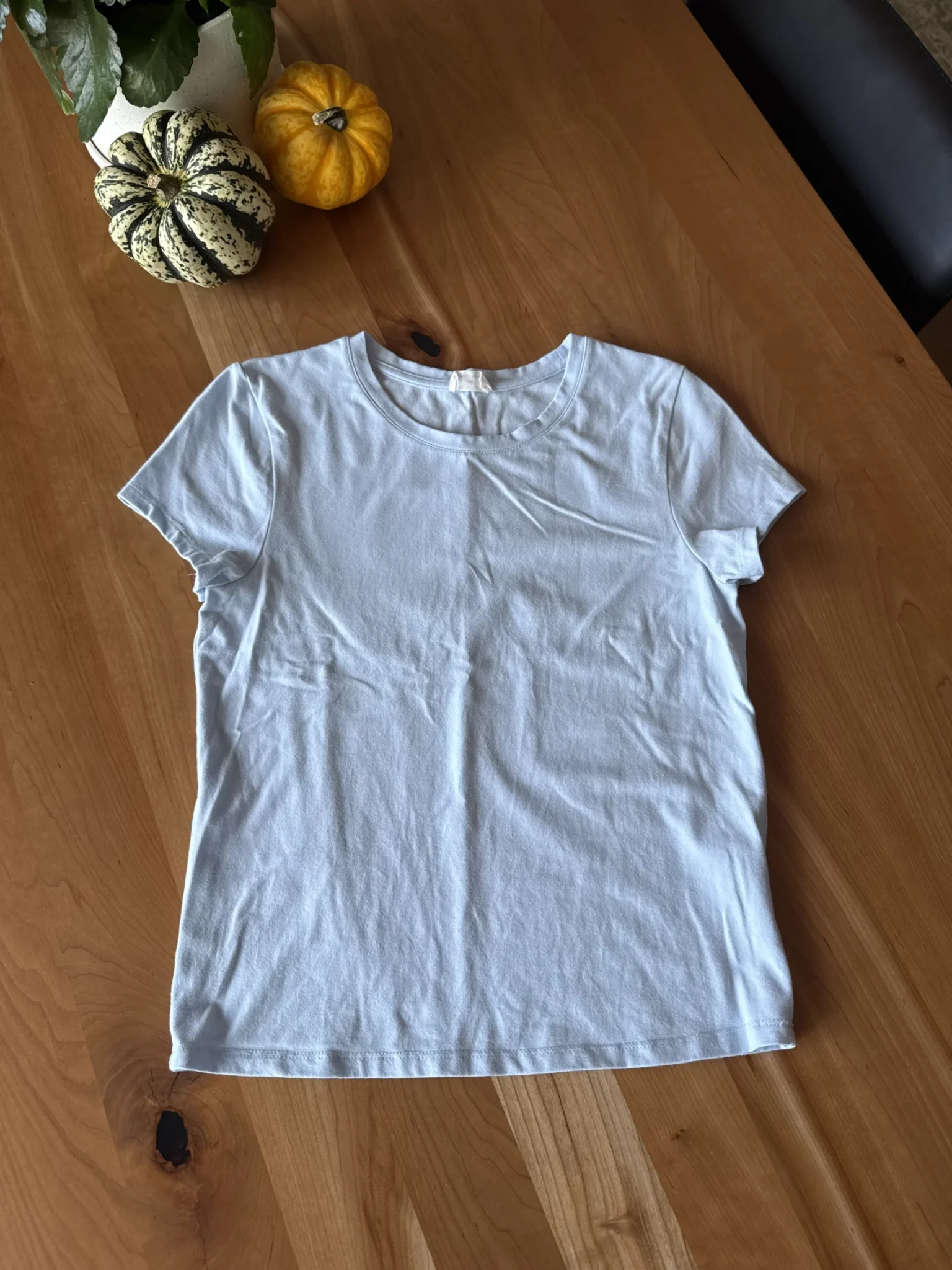 Featured image for Very pale blue T-shirt