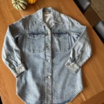 Thumbnail for Longer denim coat