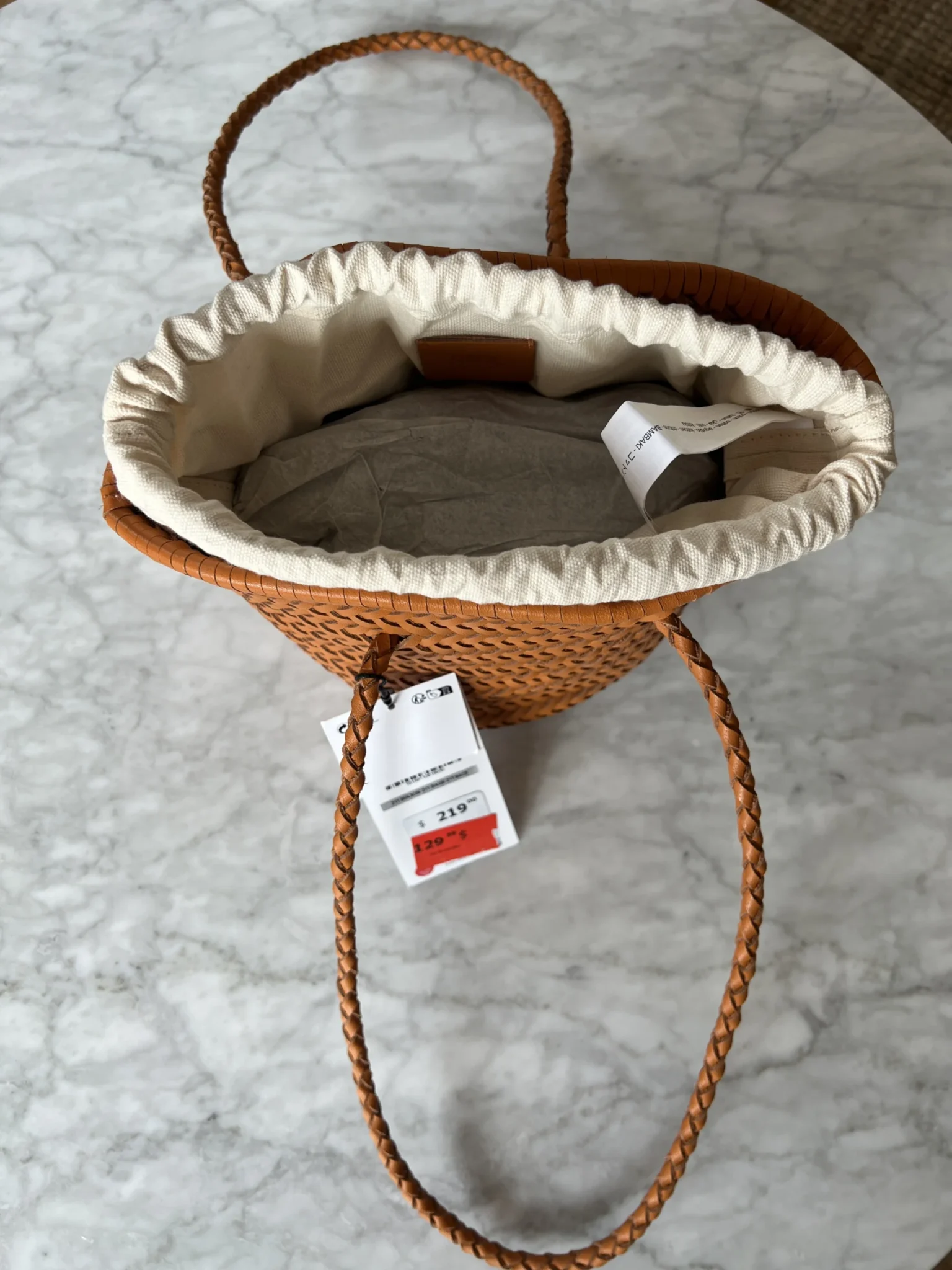 Image for Sac à main cuir et coton