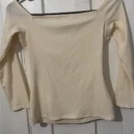 Thumbnail for T-shirt Caro couleur crème marque Sézane