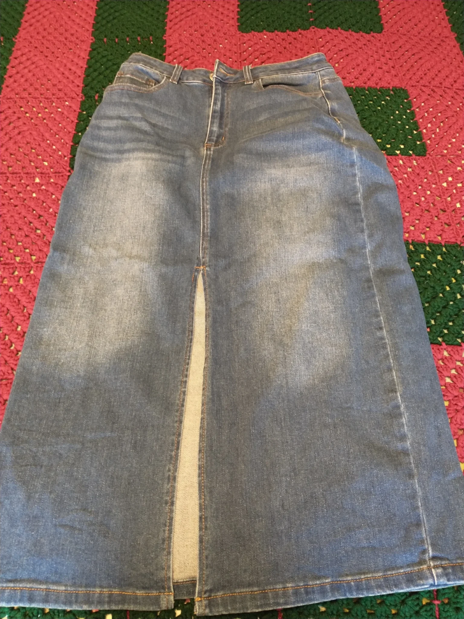 Featured image for Womance denim skirt