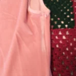 Thumbnail for Pink Maternity Velvet Dress