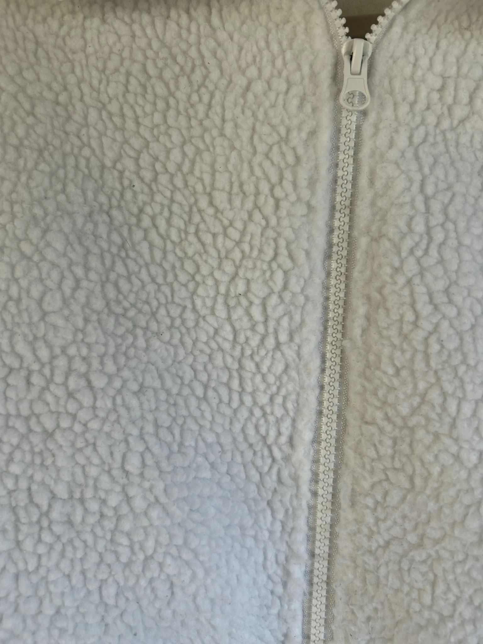 Image for White sherpa jacket